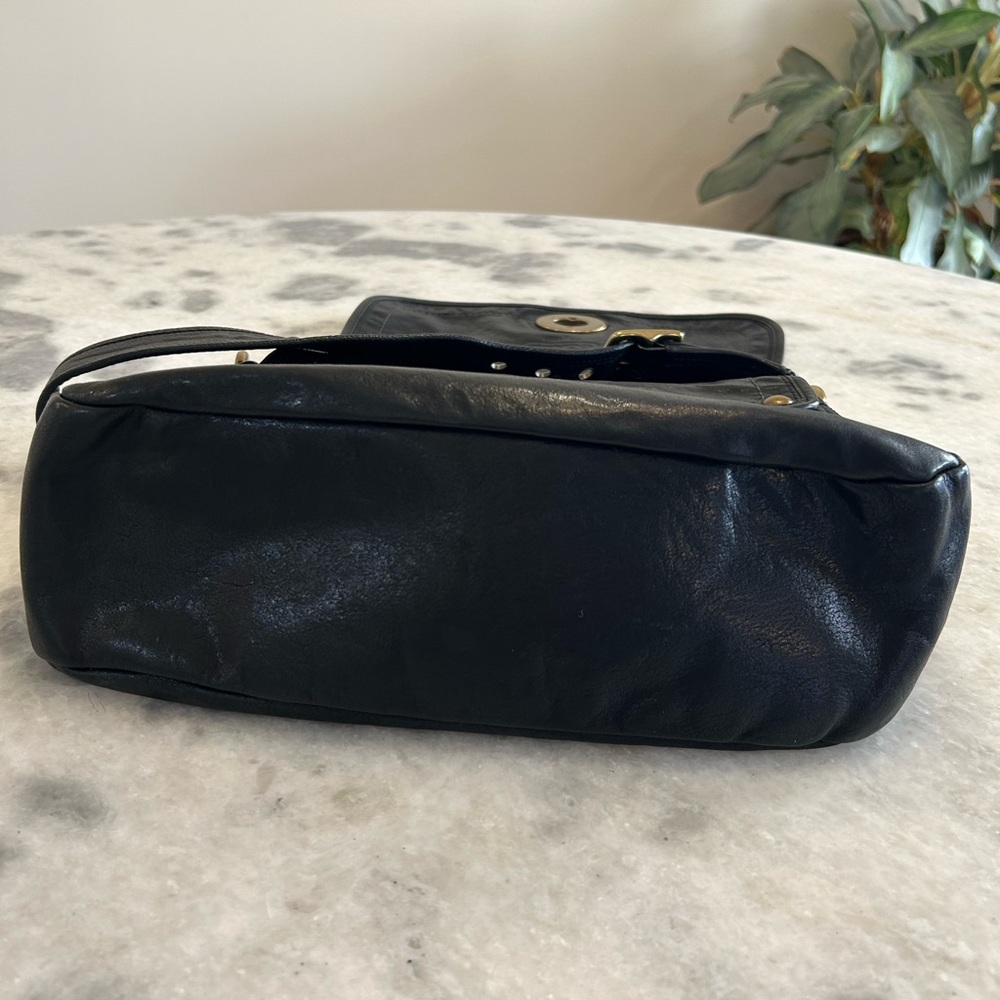 Coach 65th Anniversary Vachetta Black Saddle Bag - Picture 6 of 13